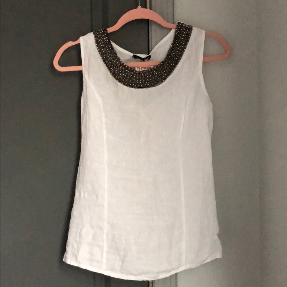 White Lenin blouse